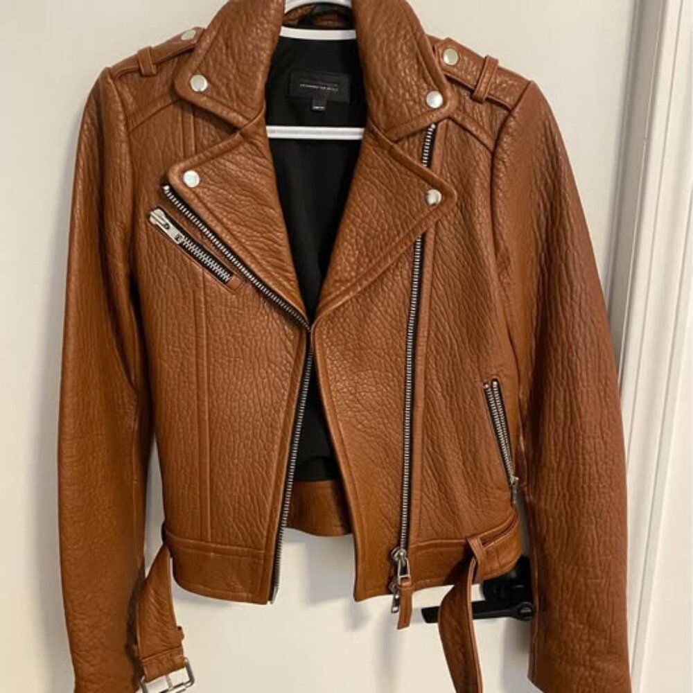 Mackage Brown Leather Jacket